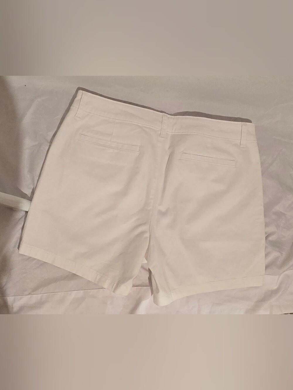 a.n.a Women's White Cotton Bermuda Shorts - Picture 2 of 5